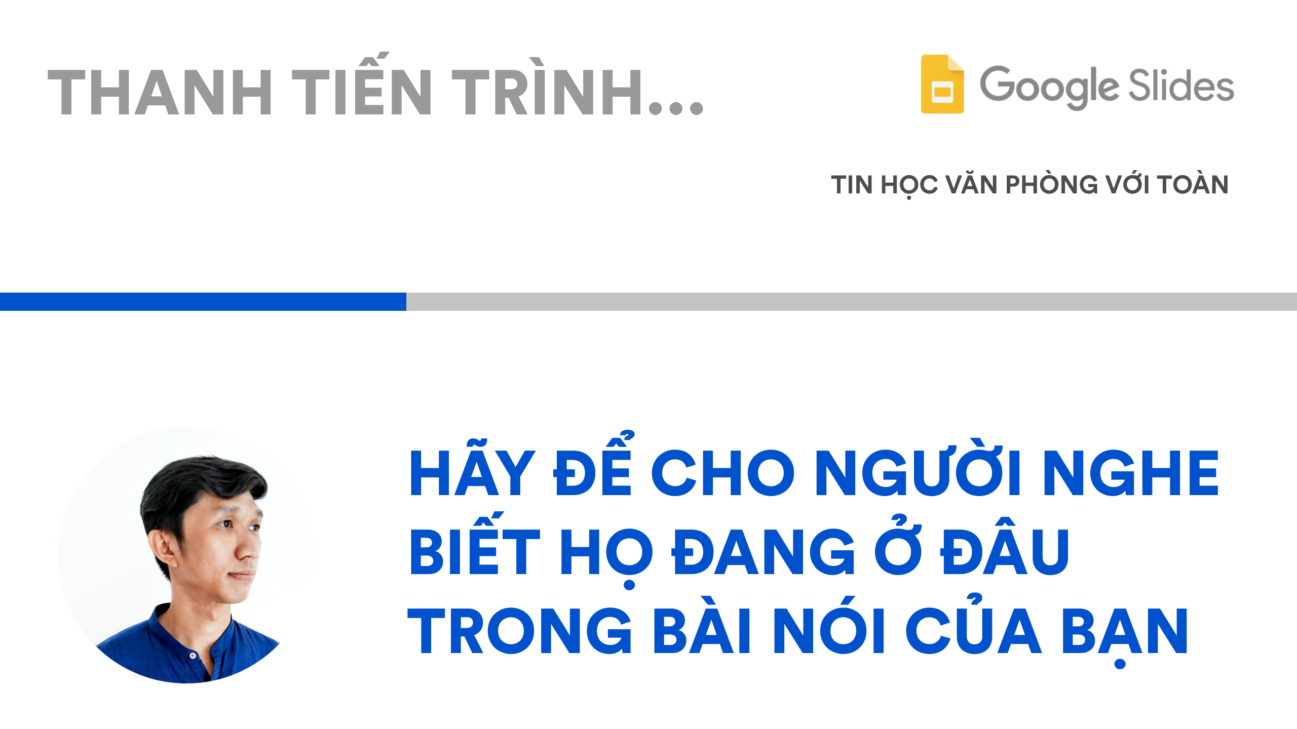 Chèn thanh tiến trình vào Google slide