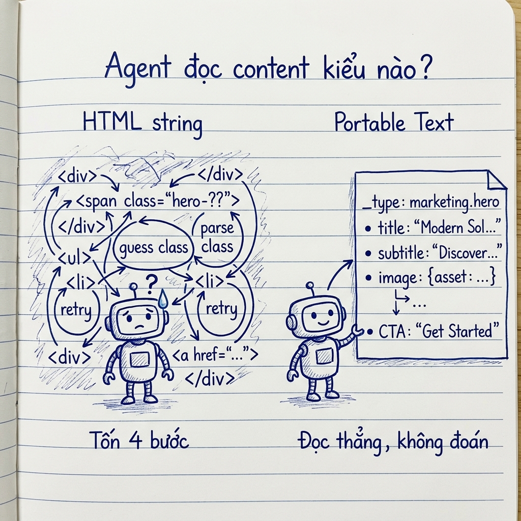 Agent đọc content kiểu nào?