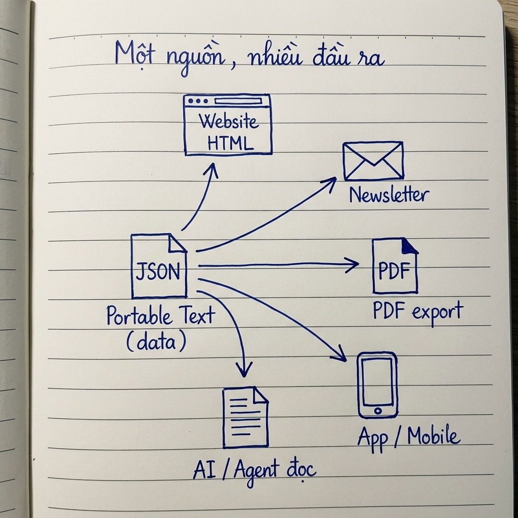 Một nguồn, nhiều đầu ra