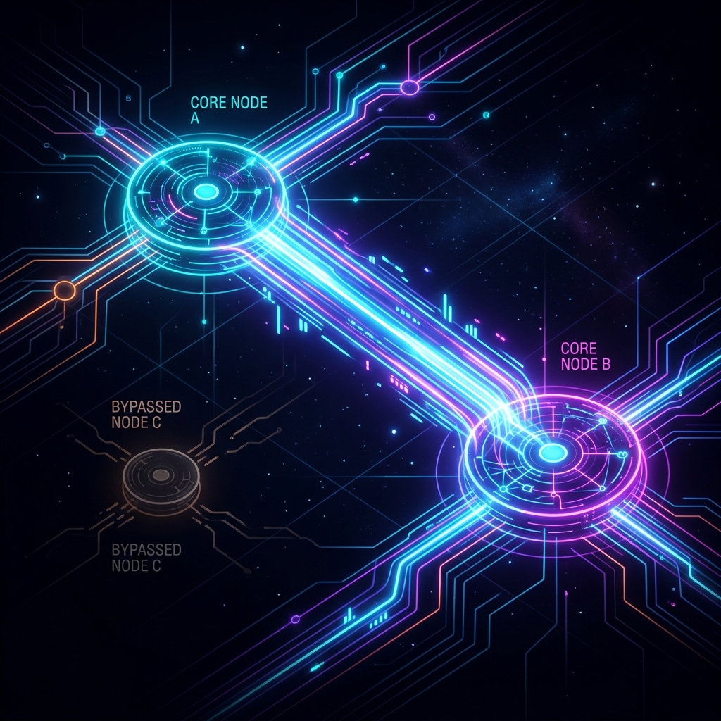 Hai hệ thống lớn kết nối trực tiếp, bỏ qua những mắt xích trung gian