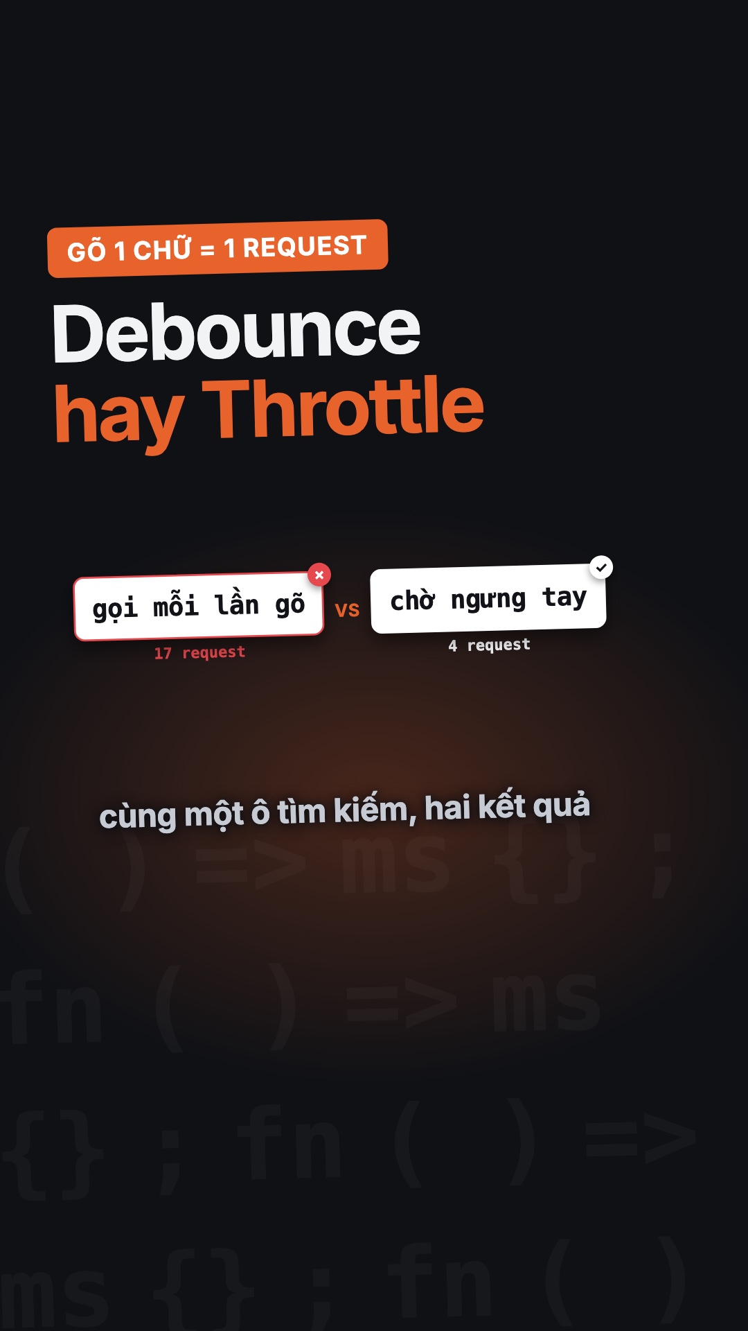 Debounce hay Throttle?